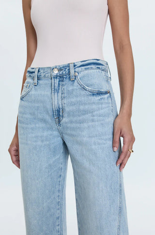 Pistola Kacey Mid Rise Cuffed Straight Jean - Berkeley