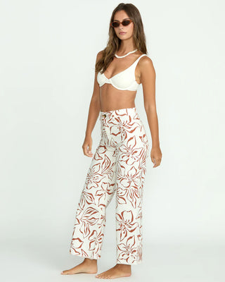 Billabong Free Fall Printed Twill Pants - Salt Crystal