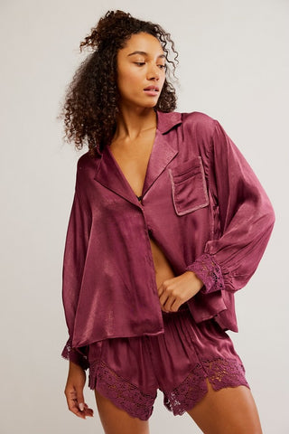 Midnight Muse Sleep Shirt- Renaissance Rose / Free People