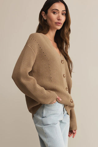 Z Supply Voyager Cardigan - Desert Tan