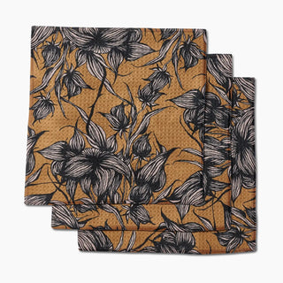 Stay Saffron Dishcloth Set /Geometry Towels