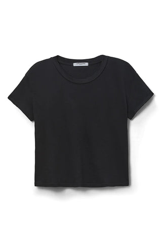 Harley Boxy Crew Tee/ True Black/Perfect White Tee