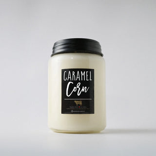 26 oz Carmel Corn Farmhouse Jar Soy Candle - Milkhouse