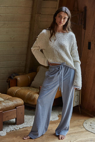 Dreamscape Sweater/ Ivory & Grey