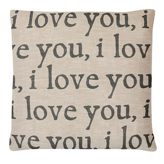 I Love You Square Pillow