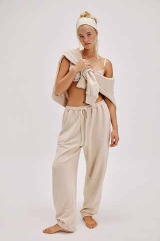 Free People Slow It Down Jogger - Morning Oat
