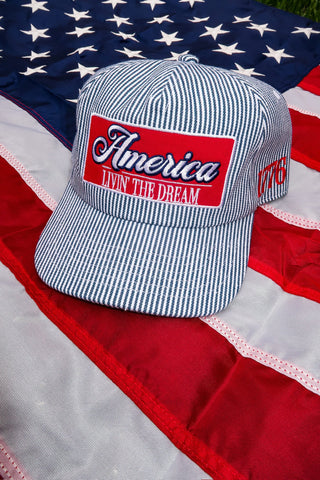 Livin' The Dream Striped Hat - The Happiest