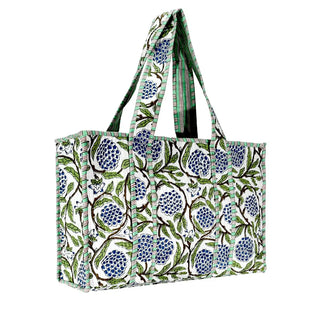 Quilted Print Tote Bag - Small