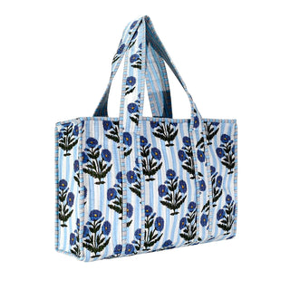 Quilted Print Tote Bag - Large