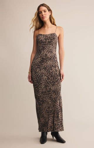 Cielo Leopard Midi Dress / Desert Tan / Z Supply