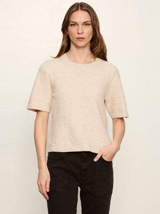 Perfect Sweater Tee Heather Dark Bone // Sanctuary