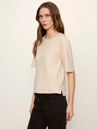 Perfect Sweater Tee Heather Dark Bone // Sanctuary