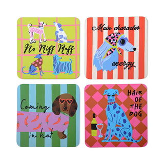 Dog Coasters Set of 4