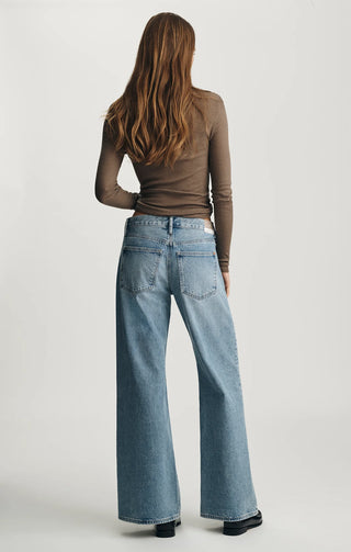 Mavi Sandy Extra Wide Jeans - Mid Used Classic Denim | Mavi