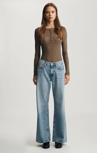 Mavi Sandy Extra Wide Jeans - Mid Used Classic Denim | Mavi