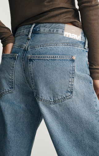Mavi Sandy Extra Wide Jeans - Mid Used Classic Denim | Mavi