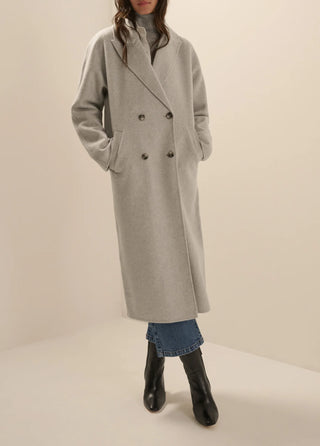 The Luca Coat Light Gray // Favorite Daughter