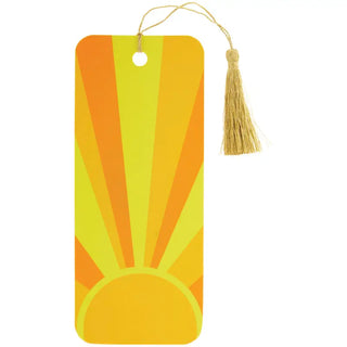 Here Comes The Sun Bookmark with Tassel
