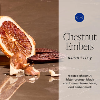 Capri Blue Autumn Glow Chestnut Embers Signature Candle - 19 oz