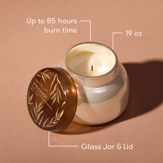 Capri Blue Autumn Glow Volcano White Signature Candle - 19 oz