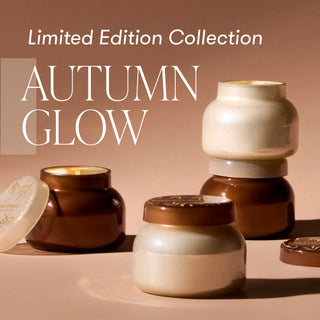 Capri Blue Autumn Glow Volcano White Signature Candle - 19 oz