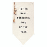 Most Wonderful Time Canvas Banner