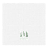Merry Christmas Trees Tea Towel