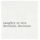 Naughty or Nice Paper Napkins