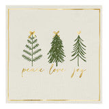 Peace, Love, Joy Cocktail Napkins