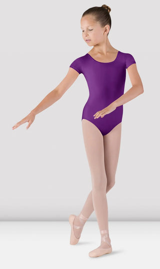 CL5602 Cap Sleeve Leotard - Aubergine