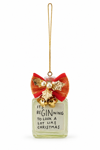 Holiday Spirits Bottle Ornament, 4 Styles