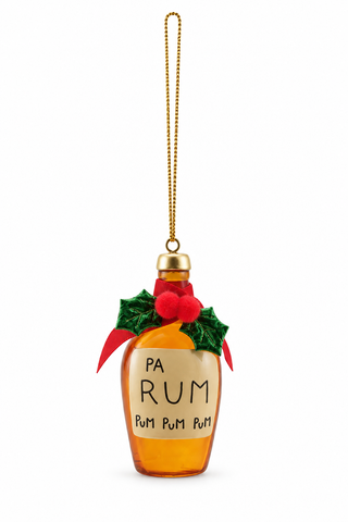 Holiday Spirits Bottle Ornament, 4 Styles