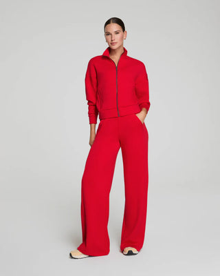 SPANX AirEssentials® Wide Leg Track Pant - Spanx Red