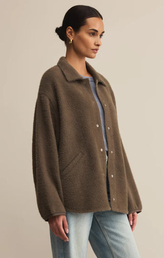 Bronx Sweater Knit Jacket - Tavern | Z Supply
