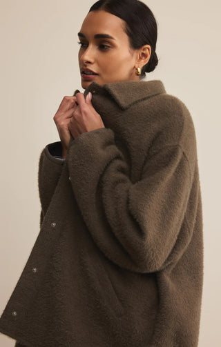 Bronx Sweater Knit Jacket - Tavern | Z Supply