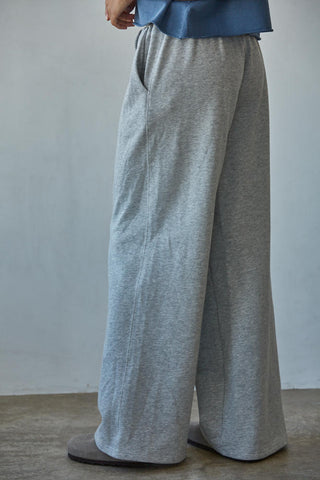 Onset Wide Leg Pants / Heather Grey