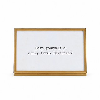 Holiday Large Frame Easel & Saying