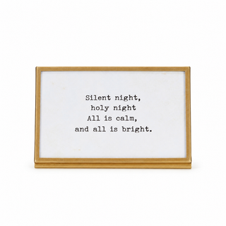 Holiday Large Frame Easel & Saying
