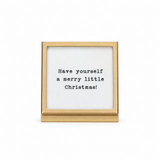 Holiday Small Frame Easel & Saying