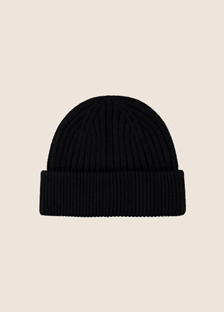 The Classic Logo Beanie // Black - Favorite Daughter