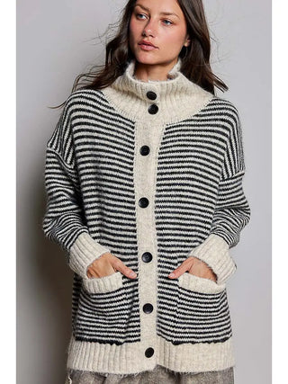 The Marlowe Striped Cardigan