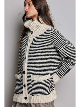 The Marlowe Striped Cardigan