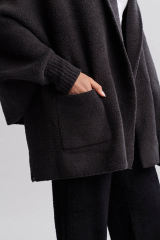 Barefoot Dreams CozyChic® Blanket Wrap - Carbon