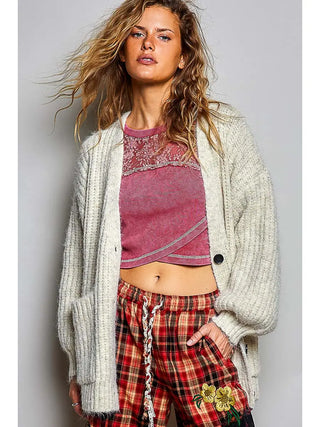 The Ellis Ribbed Cardigan