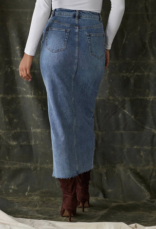 The Normal Brand - Danielle Denim Midi Skirt