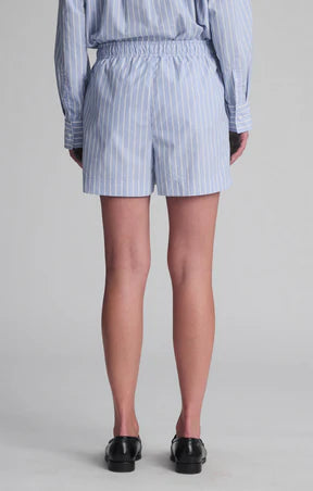 Mavi Woven Shorts - Blue Stripe