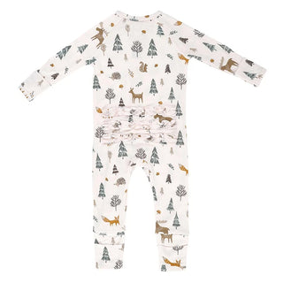 Pink Woodland Ruffle Romper