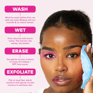 Cloud 9 MakeUp Eraser 7-Day Set w/ Cosmetic Bag