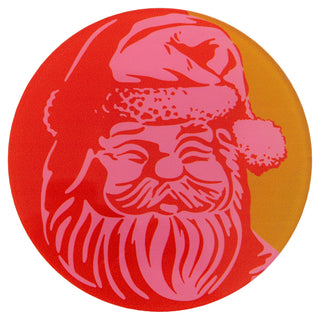 Retro Santa Acrylic Coaster Set - Set of Four
