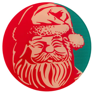 Retro Santa Acrylic Coaster Set - Set of Four